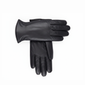 TELLARO Premium Shearling Sheepskin Fur Lined Leather Gloves - Black