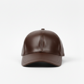 Leather Cap - Brown