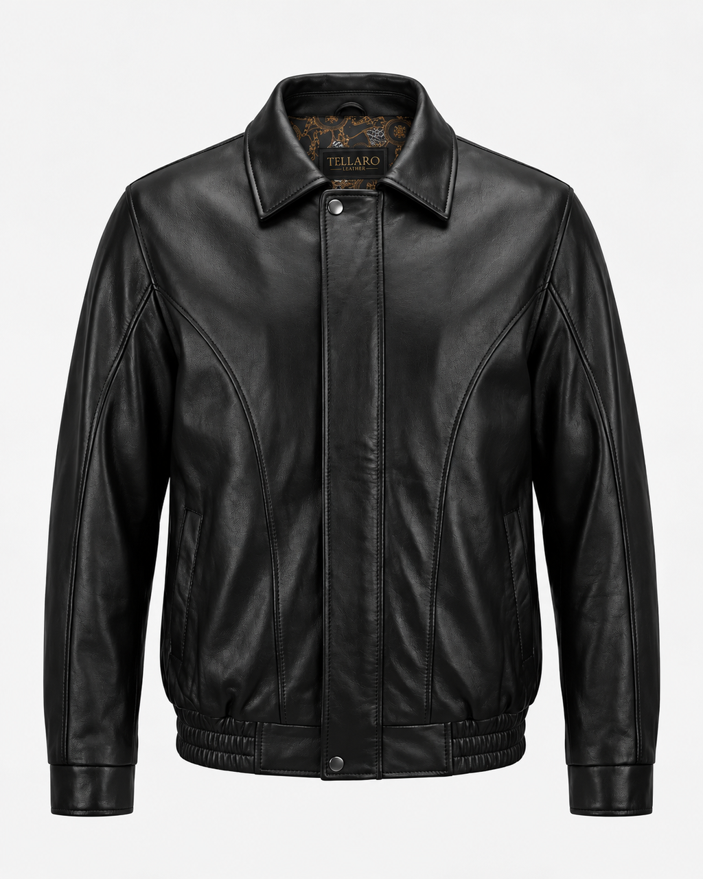 Corso Leather Bomber Jacket