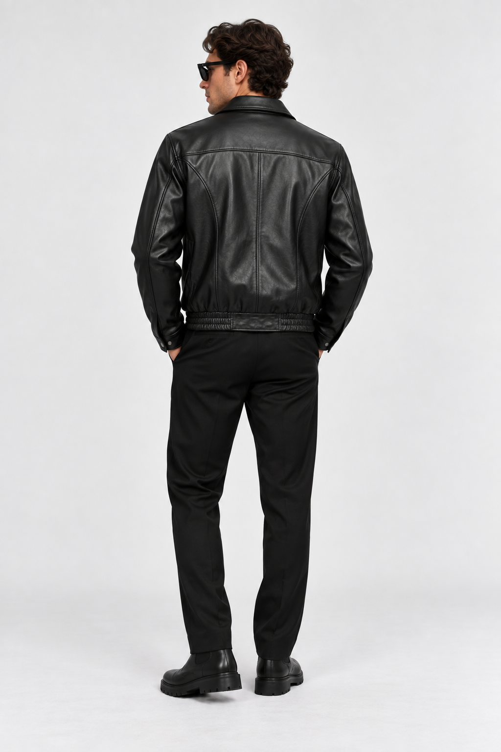 Corso Leather Bomber Jacket