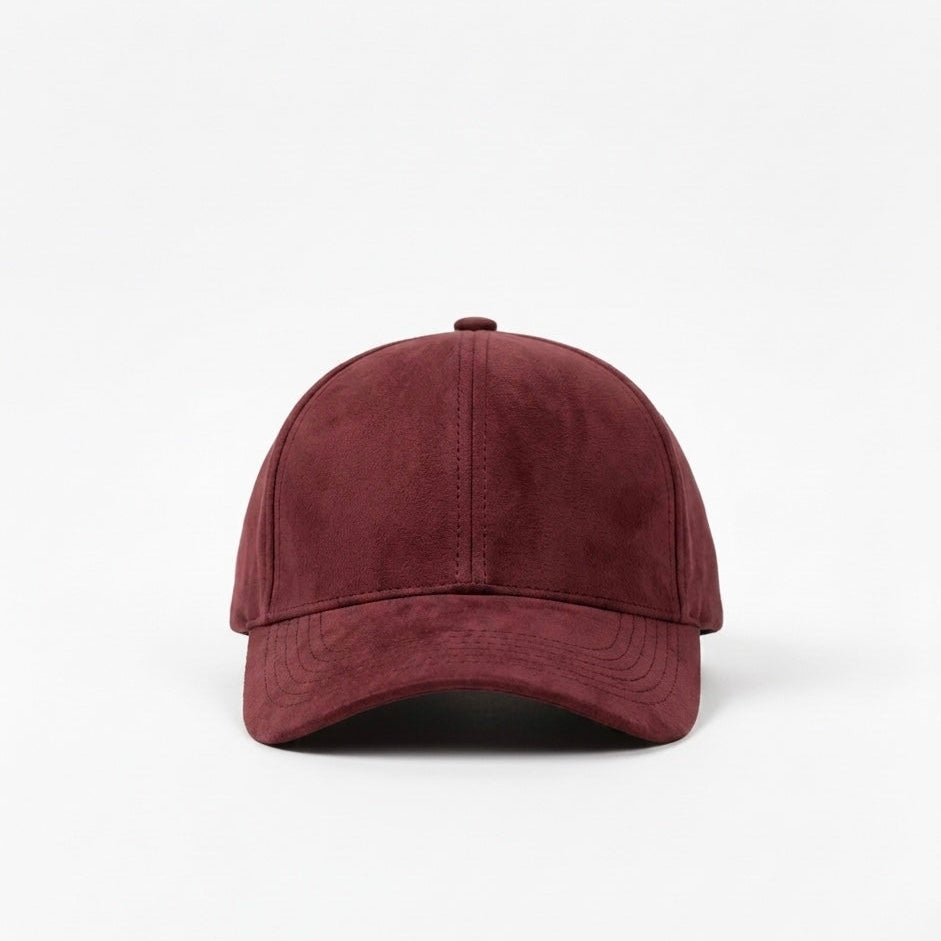 Suede Cap - Wine