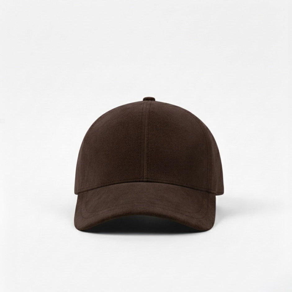 Suede Cap - Brown
