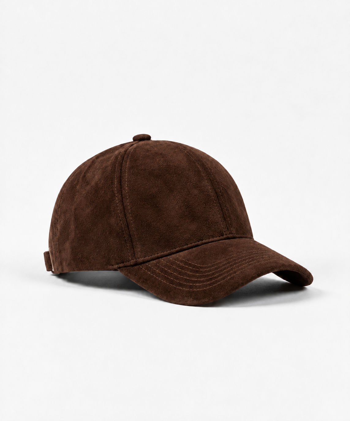 Suede Cap - Brown