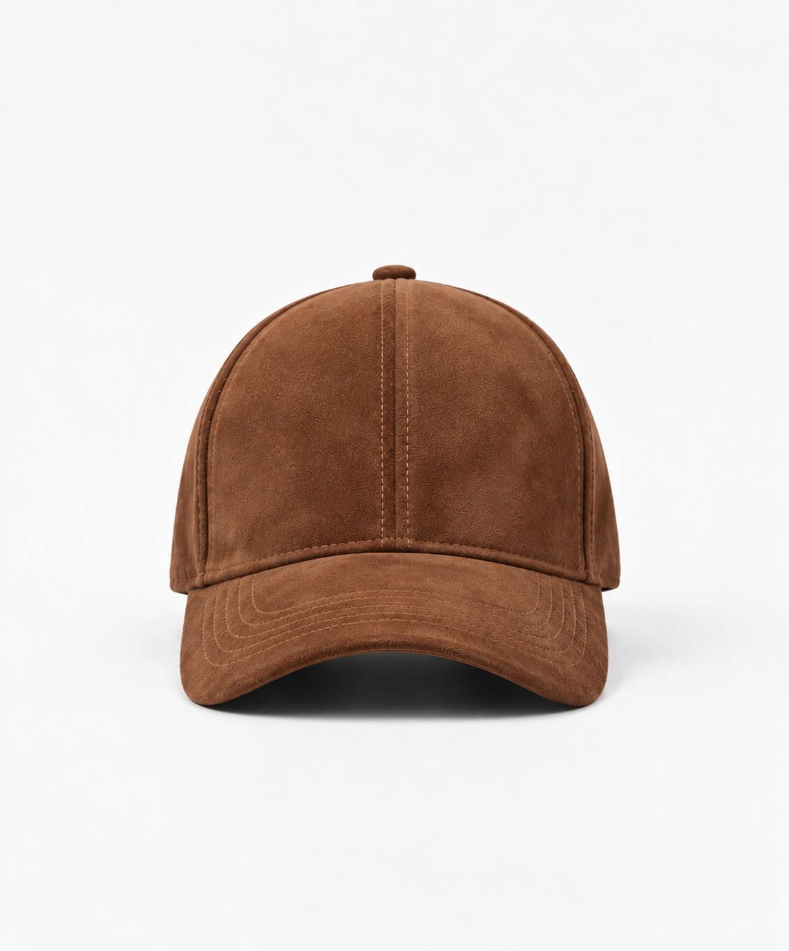 Suede Cap - Cognac