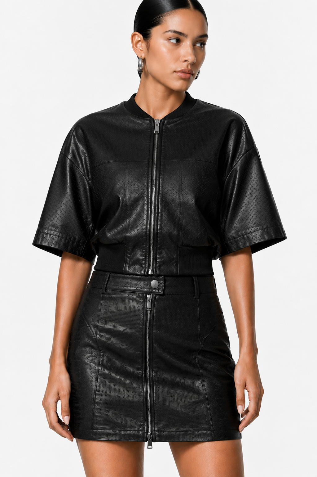 Lambada Zip Skirt - Black