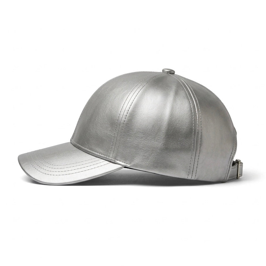 Leather Cap - Black